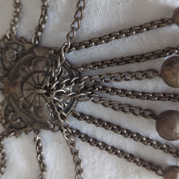 Victorian Bib Necklace 1920's - Picture 3 of 3